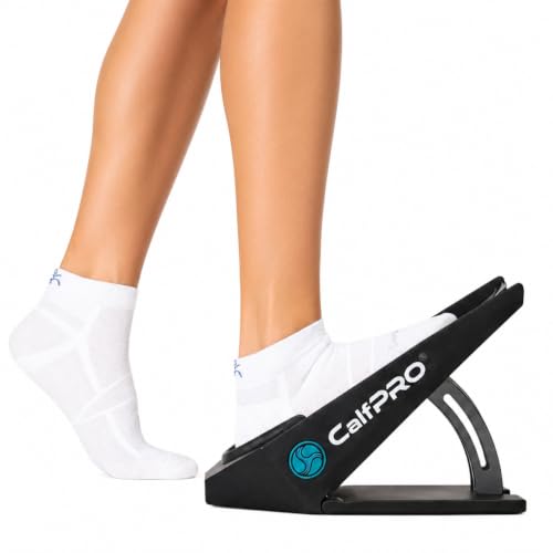 CalfPRO Slant Board for Calf Stretching - Deep Calf Stretcher & Foot Rocker | Physical therapy grade deep calf stretch for plantar fasciitis, Achilles tendonitis, tight calves & lasting heel pain relief