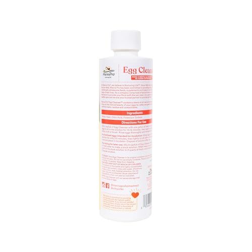 Manna Pro Egg Cleanser Natural Enzyme Wash for Fresh Eggs, 16 oz | Natural Enzyme Egg Wash, Cleans Fresh Eggs, Gentle Formula for Backyard Flocks, Ready-to-Use 16 oz Bottle - size: 16 Fl Oz (Pack of 1)
