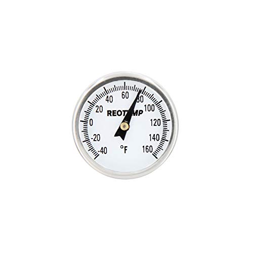 K79-2 Pocket Thermometer, Waterproof, 5" Stem, 1" Dial (-40 to 160 Fahrenheit) - size: -40 to 160 Fahrenheit