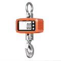 1000kg Digital Crane Scale & Hanging Scale - Aluminium House Stainless Steel Handle| Multi-Use for Gym, Hunting, Travel (Luggage), Farming, Fishing | High-Precision LCD Display, Orange