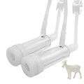 Milking Machine Accessory Goat Teat Cup Complete Set, φ20mm | Hantop UnitedFarm, Tube included, Food-grade material - size: Milk Cluster for Goat