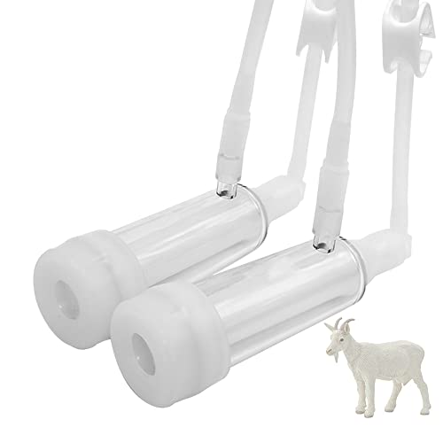 Milking Machine Accessory Goat Teat Cup Complete Set, φ20mm | Hantop UnitedFarm, Tube included, Food-grade material - size: Milk Cluster for Goat