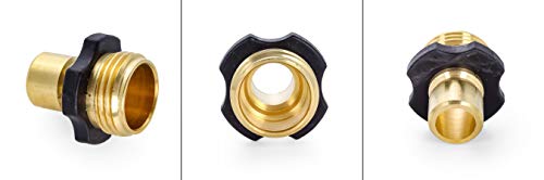 Camco 20’ Coiled Water Nozzle with Adjustable Spray Pattern Kit – Hose Design Prevents Kinking and Tangling, for Car Washing and Gardening (41980) - style: 20' Coiled Water Hose Kit