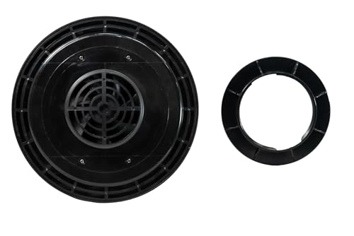 Quietcool UTF-SLR-03 Solar Utility Fan - Perfect for Backyard Sheds, Greenhouses, Portable Restrooms and More - Solar Shed Fan - Solar Powered (UTF-SLR-03) - style: UTF-SLR-03