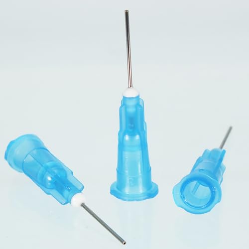 100pcs 23G Blunt Tip Glue Dispensing Nozzles, 0.5 inches - size: 23G 100pcs