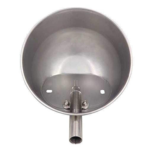 Automatic Pig Waterer Stainless Steel Pig Nipple Waterer | Wall Mounted Hog Waterer 1/2" Thread, Durable and Rust-resistant, Suitable for Pigs, Hogs & Sows in Barns and Pens