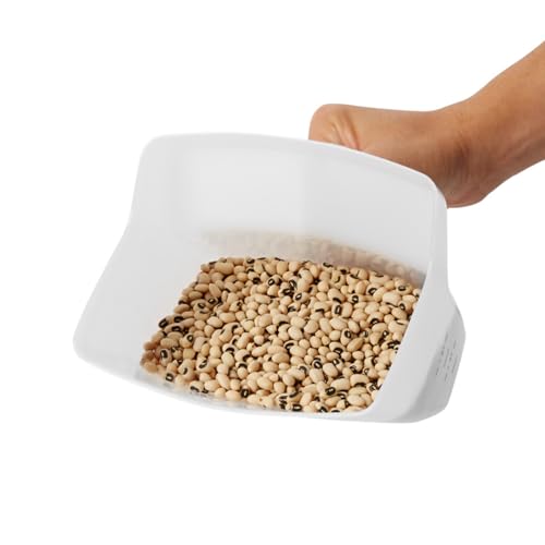 Rubbermaid Commercial Products Food Service Utility Scoop, 64-Ounce, White, for Ice/Bar and Ingredient Use in Restaurant/Kitchen (Pack of 6) - size: 64-Ounce (Pack of 6)