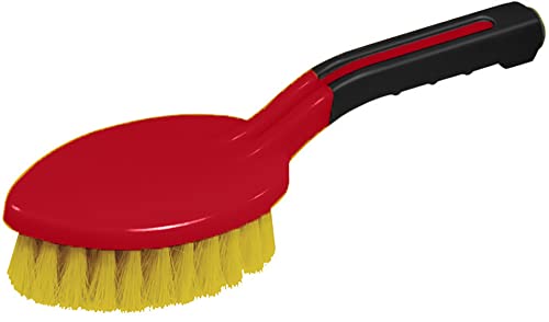 ALLWAY SBR4 Long Handle Scrub Brush | Soft-Grip Handle, Rugged Bristles - style: Long Handle Scrub Brush