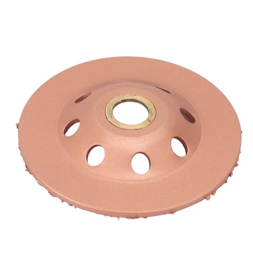 Hoof Trimming Disc, 3.94in HL Q7DMP Ti Plated Hoof Trimming Tool Hoof Trimming Grinding Wheel, Hooves Repair Tool Replacement Disc for Goats, Horses, Sheep, Pigs, Cattle