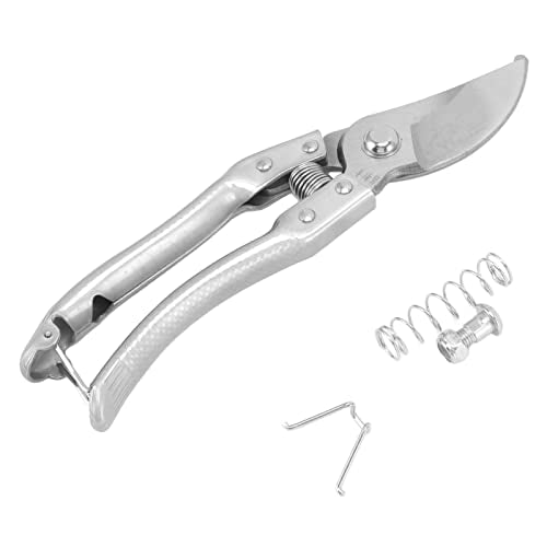 Goat Hoof Trimmers Pig Trotter Shears Pliers Animal Toe Nails Trimming Repairing Tool for Sheep, Alpaca, Lamb, Pig Hooves Multiuse Carbon Steel Trimmer (Silver) - color: Silver