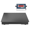 24"x24" Heavy-Duty Industrial Floor Scale, 2500lb x 0.5lb, Black | Precision Pallet Scale with Digital Indicator, Carbon Steel Platform Weighing Scale for Floor Bench Office Weight Weighing - size: 24"x24"-2500LB