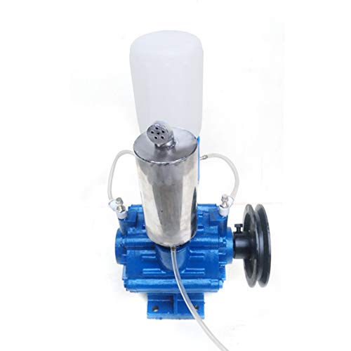 Cow Milking Machine, 250L/Min Electric Vacuum Pump Milker Bucket Tank Barrel 1440R/Min Portable Livestock Milking Equipment for Cow Sheep Goat