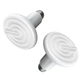 Simple Deluxe 100W Reptile Heat Lamp Bulb No Light Ceramic Heat Emitter Brooder Coop Heater for Amphibian Pet & Incubating Chicken, Snake, Lizard, Spider, 2-Pack,White - size: 2 Pack, style: White
