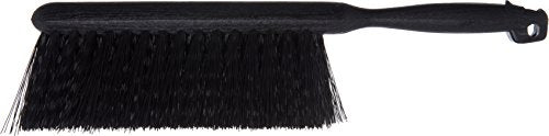 Sparta Counter and Bench Brush, Polypropylene Bristles, 8 Inch, Black | Flo-Pac, Polypropylene Block, Fine Dust and Sawdust, Smooth Surfaces, 13-Inch Overall Length, BPA Free