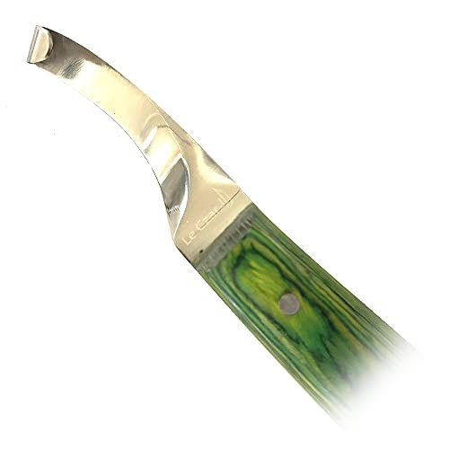 LeCzar Precision Farrier Tools Super Sharp Hoof Knife | Right-Handed Knives, Hoof Knife with Wooden Handle