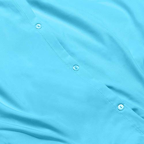 Clara Clark Duvet Cover Ultra Soft Double Brushed Microfiber - Comforter Cover with Button Closure and 2 Pillow Shams, Beach Blue, King - 90"x104" - color: Beach Blue, size: King