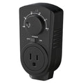 EconoHome Adjustable Thermostat - Universal Plugin Heating & Cooling Thermostat - Compatible with Most EconoHome Wall Mount Space Heaters - color: Black, size: Dial Control