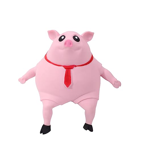 Squishy Toys - Pink Squishy Pig Toy for Kids & Adults, Novelty Squeeze Toy for Stress Relief & Anxiety (Big) - style: Big