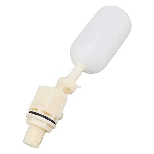 G1/2 Male Thread Pvc Water Float Valve,Automatic Pet Water Dispenser Shut off Float Valve for Water Tank Horse Cattle Goat Sheep Pig Dog Water Trough