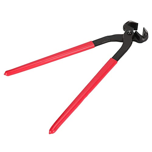 16in Steel Hoof Nipper Trimmer Cutter, Horse Shoeing Nail Cleaning Tool, Easy to Use, Anti-Wear, 45# Sturdy Steel Material, for Professional Farriers and Horse Owners