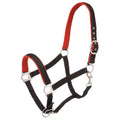 Tough1 Padded Halter with Satin Hardware - color: Black, size: Pony