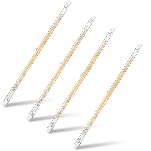 600W Chicken Coop Heater Bulb, Replacement Bulb Accessories for Chicken Heat Lamp, Brooder Heater Tubes for Chicks, Poultry, Pets, 4 Pack - color: Bulb 600W - 4 Pack