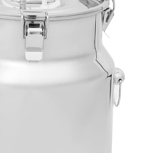 10L/2.6Gal Cow Milking Machine, 2-in-1 Electric Goat Milker Machine, Portable Pulse Vacuum Pump Milker with 304 Stainless Steel Buckets, Adjustable Suction Pulsation Vacuum (10L/ 2.6Gal) - size: 10L/ 2.6Gal