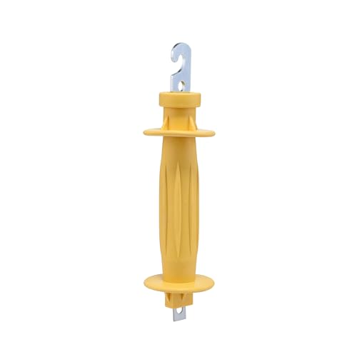 3 Pcs Electric Fence Spring Gate Handle, Yellow | Electric Fence Heavy Duty Gate Handle