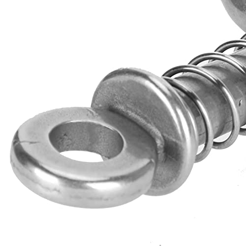 Stainless Steel Bovine Nose Ring - Automatic Spring Nose Pliers & Clamp for Cows and Other Farm Animals