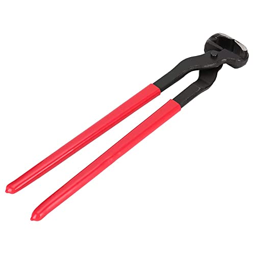 16in Steel Hoof Nipper Trimmer Cutter, Horse Shoeing Nail Cleaning Tool, Easy to Use, Anti-Wear, 45# Sturdy Steel Material, for Professional Farriers and Horse Owners