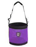 Harrison Howard Horse Muzzle Feed Bag Nylon Mesh Grain Feed Bag with Padded Neck Strap Adjustable Belt Purple Medium - color: Purple, size: Medium