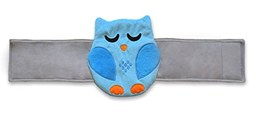 Baby Colic, Gas and Upset Stomach Relief, Baby Heated Tummy Wrap Newborns | Belly Hugger - Infant Swaddling Belly Belt, Heating Pad for Fussy Infants - color: Blue
