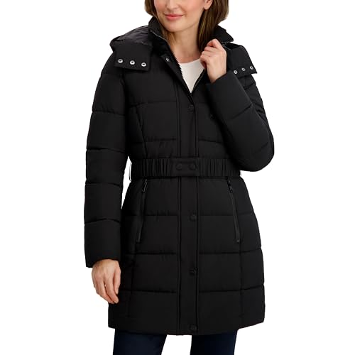 Nautica Women's Maxi Puffer - color: Black, size: Medium