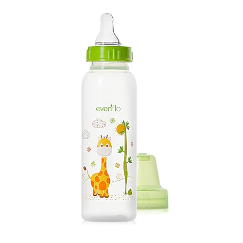 Classic Prints Polypropylene Bottles for Baby, Infant and Newborn - Blue/Green/Teal, 8 Ounce (Pack of 48) - size: 1 Count (Pack of 48)