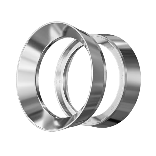MATOW Magnetic Espresso Dosing Funnel for 58mm Portafilter | 8 Built-In Magnets, 304 Stainless Steel, Mess-Free Dosing Ring V2, Magnetic Fit - size: 58mm