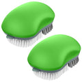 MR.SIGA Fruit and Vegetable Cleaning Brush with Non Slip Comfortable Grip | Potato scrubber brush, non slip fruit scrub brush - color: Green