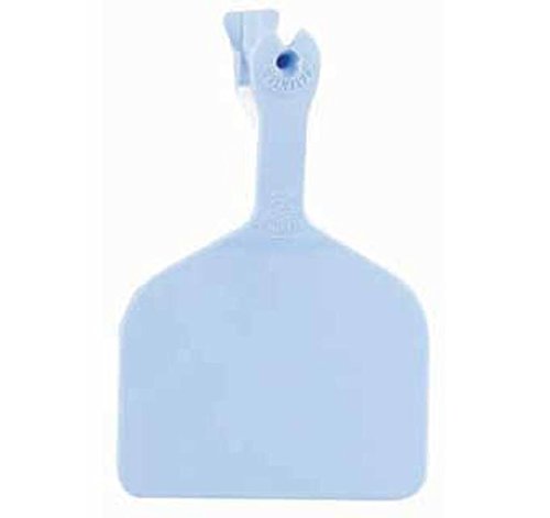 Z Feedlot Cattle Cow Blank Ear Tags LT. BLUE 50 Count Identification Livestock