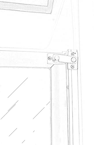 Solid Brass Shutter Bar/Door Latch, 7/8" x 2-3/32", Matte Black, 1 Pack, Made in Taiwan - color: Matte Black, size: 1 Pack