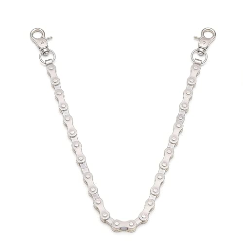 Pants Chains Layer Metal Chain Waist Wallet Keychain Jeans Chains for Men Women Daily Wear - color: Bike Chain