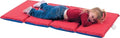Children's Factory Angels 2" Thick Toddler Nap Mat, Red-Blue, 4 Section Waterproof Sleeping Mat for use in Preschools and Daycares | Comfortable 4-Section Sleep Mat, Foam-Filled Kids Mat, Water-Resistant Folding Nap Mats for Daycare and Preschool