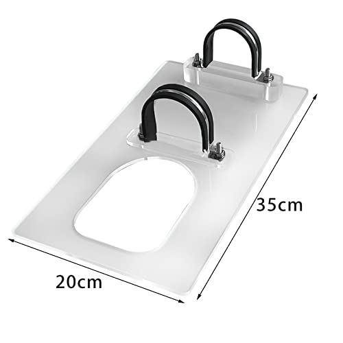Fenteer Shearing Bracket for Sheep Shears and Carpet Trimmers, 13.78 x 7.87 in Acrylic Tufting Aid for Livestock Grooming - color: A