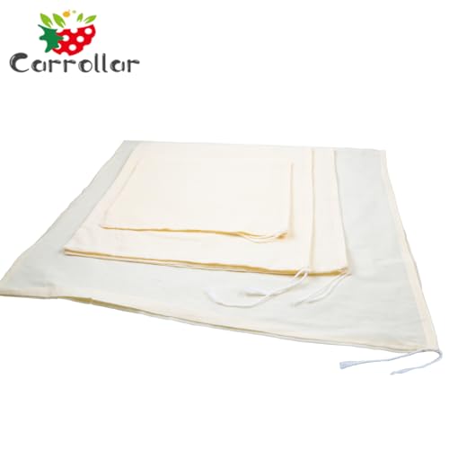 8Pack Nut Milk Bags,4 Sizes Unbleached Cotton Cheesecloth Bags,Food Strainer Bags,Reusable Muslin Strainer Bags for Yogurt, Juice,Wine,Cheese making(8x12"/12x14"/12x16"/16x22")