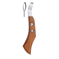 Farrier Loop Hoof Knife – Large Size, Professional Farrier Tool for Hoof Trimming & Cleaning, Sharp Curved Loop Blade - size: Large
