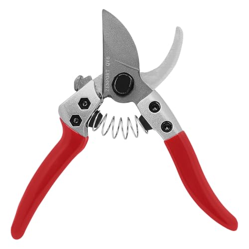 Zenport QV6 Premium Pruning Shear, 6-Inch, Red