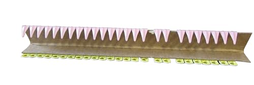 Jiffy Wing Bands Numbered - NOT Stamped Aluminum Chicken Pheasant Poultry Duck Wing Identification Tags (100, Pink) - color: Pink
