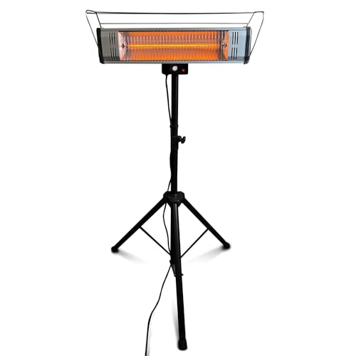 Heat Storm Tradesman 1500 Watt Infrared Heater Tripod Combo, Remote - style: Heater + Tripod + remote
