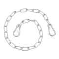 PATIKIL Gate Chain Lock, (23.7Inch, Silver) (1Pcs)304 Stainless Steel Hanging Chain Lock for Stall Barn/Cabinet/Fence/Hammock/Pet Cages - size: 23.7Inch