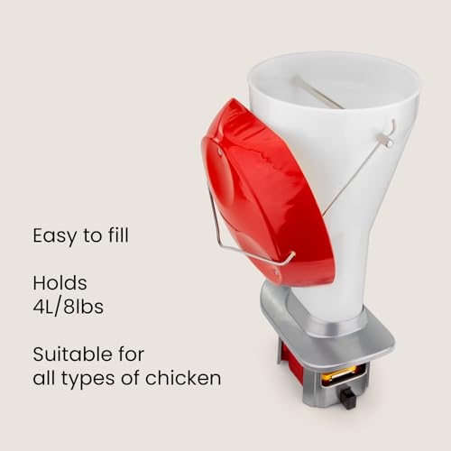 Roamwild Rat Proof Chicken Feeder kit - Rat Proof Poultry Feeder – Weather Proof - 8lbs Capacity - NEW PRODUCT