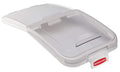 Rubbermaid Commercial Products ProSave Lid with 4-Ounce Scoop, 29-inch Length, Clear, for Kitchen Ingredient/Seed/Grain/Animal Feed Storage and Organization