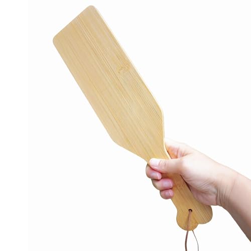 14.8inch Wooden Bamboo Lightweight Paddles with Smooth Surface | Solid Durable Wooden Paddle ,Fraternity Or Sorority Greek Wood Paddle (bamboo14.8) - color: bamboo14.8